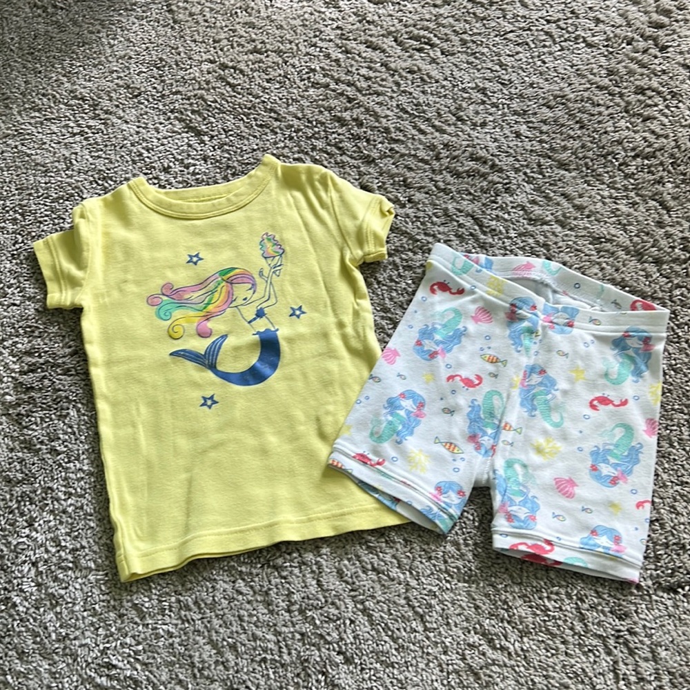 GAP Kids mermaid pajamas - 100% organic cotton